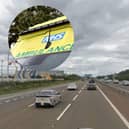 Two people have been taken to hospital following a collision of the A1M near Washington.
