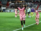 Sunderland midfielder Noah Sadiki celebrates his winning goal