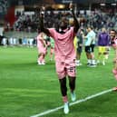 Sunderland midfielder Noah Sadiki celebrates his winning goal