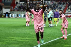 Sunderland midfielder Noah Sadiki celebrates his winning goal