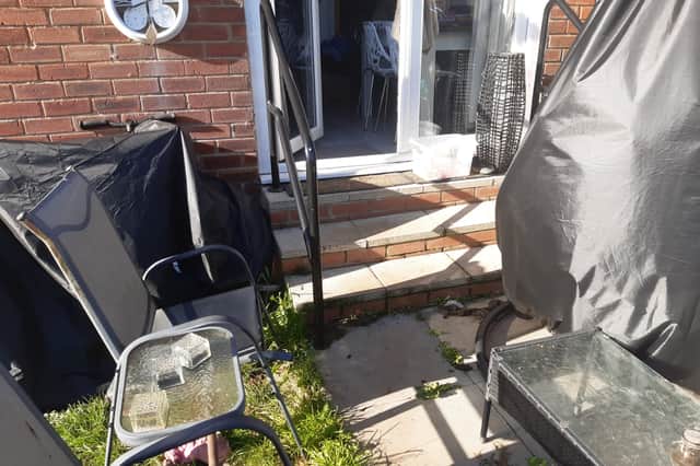 Peter can't get into his back garden due not being able to get down the steps.