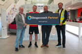 From left: Kevin Ball, Foundation of Light's Michael Duell, with Stagecoach's Dan Leith and Ben Errington.