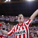 Sunderland fans celebrate after late Europa League drama.