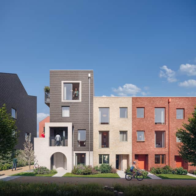 A CGI of The Maxim community