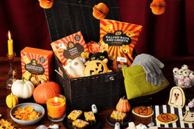 I’m making a Halloween boo basket this year and Sainsbury’s has everything I need 