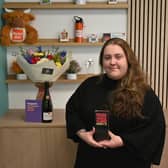 Skye Bulmer with her Young Marketing Specialist of the Year award.