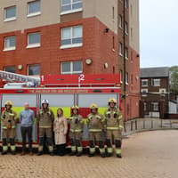Doomed tower blocks in Sunderland get a temporary new use by the fire brigade