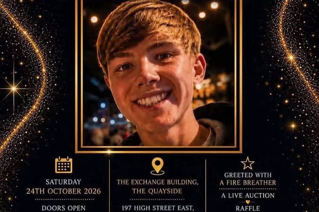 Back the charity ball which is helping to raise funds for a poorly Sunderland schoolboy.