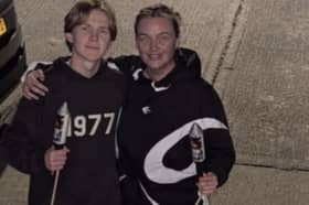Georgia Punshon pictured with Jude just hours before he went to America for specialist treatment.