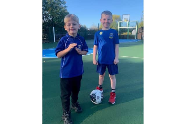 Pupils are delighted with their new MUGA.