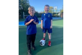 Pupils are delighted with their new MUGA.