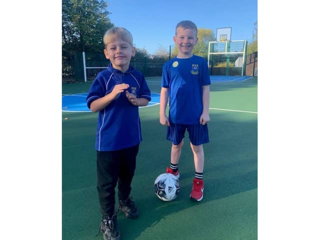 Pupils are delighted with their new MUGA.