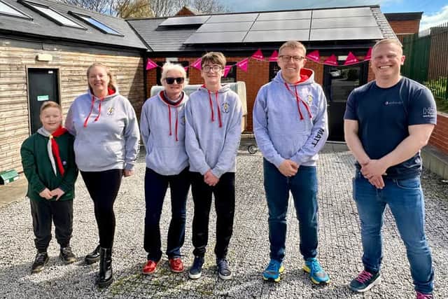 Members of the East Boldon Scout Group.