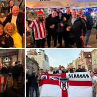 15 fab photos as thousands of Black Cats fans takeover Poznan as Europa adventure continues