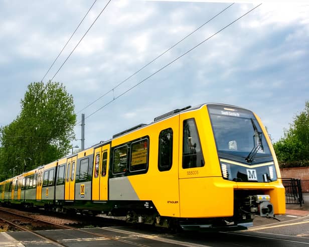 One of the new fleet of Metro trains.