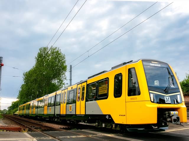 One of the new fleet of Metro trains.