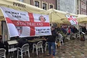 John Davison who is loving following SAFC in Poznan.