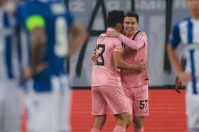Timur Tutierov celebrates his goal