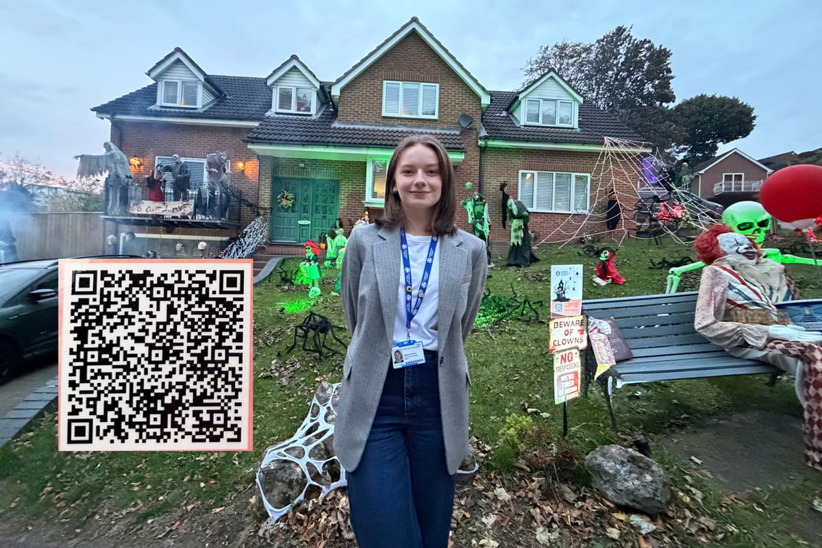 Homemade Halloween display is carnival of horrors - but for a good cause