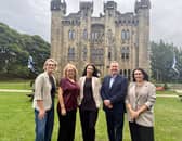 (From L to R) Amy Swan (AFNE), Nikki Vokes (Community Opportunities) , Kelly Brougham (AFNE), Colin Burnicle (Hylton Castle Trust) and Gaynor Lewis (The
Wellness Collective)