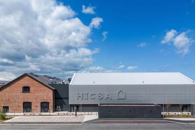 The building transformed an old Victorian railway engine shed