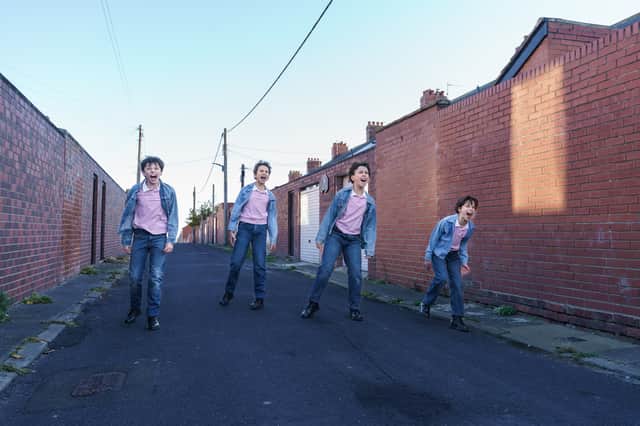 Recreating the angry dance scene from the film