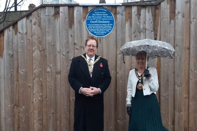 Sunderland mayor Cllr Robert Hutchinson alongside mayoress, Cllr Glenda Hall.