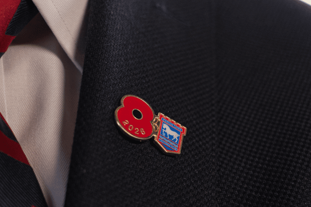 Terry wears his poppy with pride