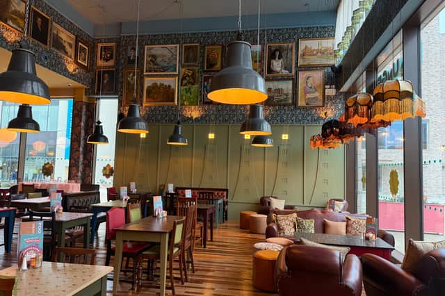 Inside the new addition to Keel Square