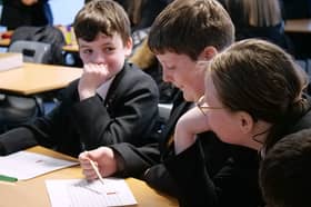 Southmoor Academy pupils taking part in the Roots to Writing project