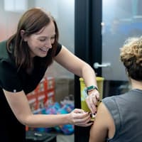 Pharmacist returns to University of Sunderland to vaccinate students and support their wellbeing