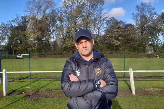 Grindon Board Inn Over 40s manager Paul Frame