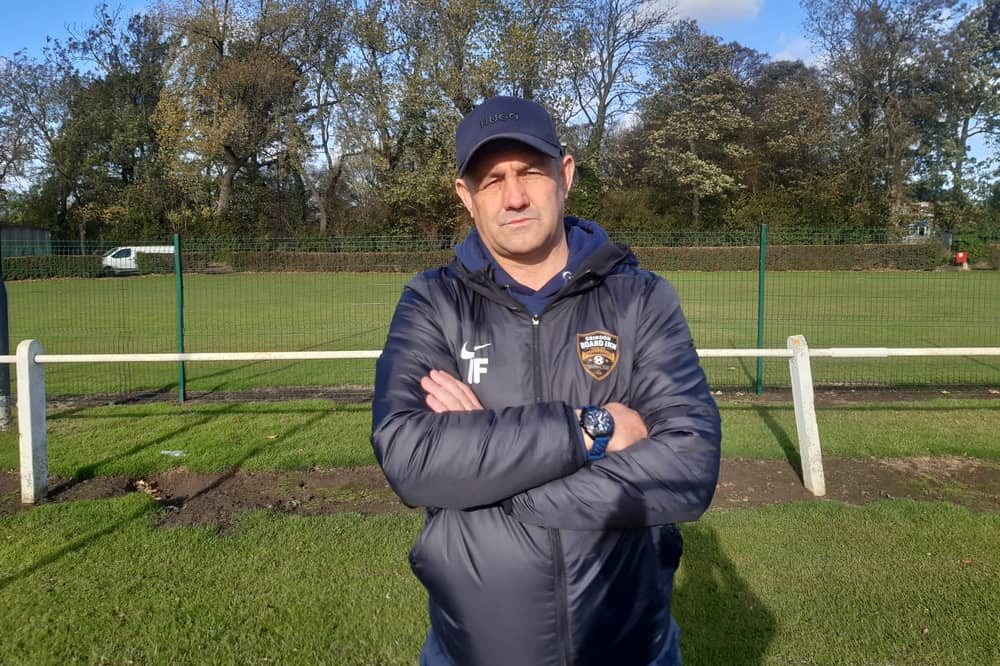 Grindon Board Inn Over 40s manager Paul Frame