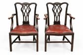 Two of the chairs which have been included in the Homes & Interiors Auction on Tuesday, November 3 from 10am. 