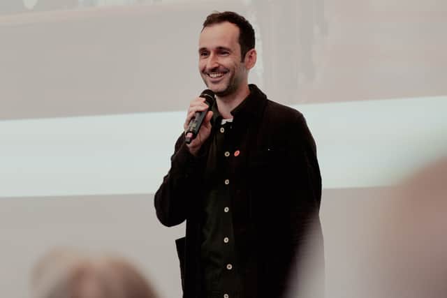 Adam Cooper, of Threads In The Ground, the charity behind the manifesto, at its launch.