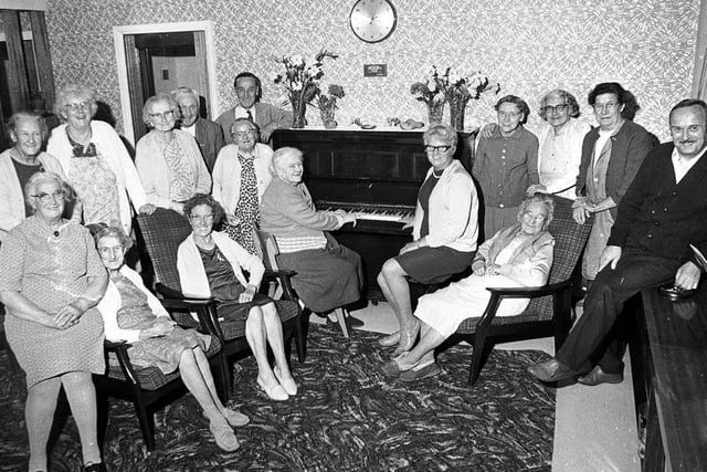 A singalong at Ince Labour Club in 1972