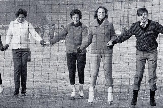 Back in March 1963, The Shay football ground was the first in the country to be opened up for ice skating.