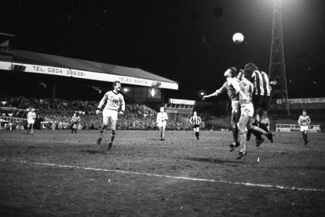 Action from Chorley's 3-0 victory over Wolves in the FA Cup first round second replay at Burnden Park
