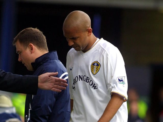 He was substituted after just 13 minutes to be replaced by Seth Johnson.