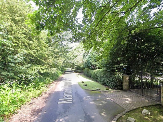 Manor House Lane, Alwoodley, Leeds, has an average property value of £1,571,477