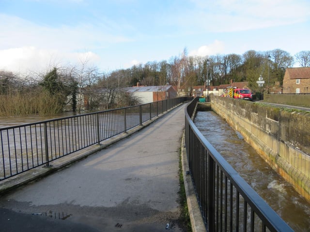 According to the Environment Agency, flooding of property, roads and farmland is possible.