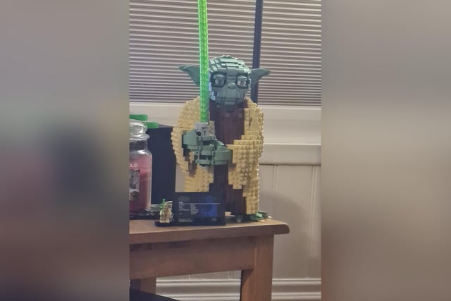Mike Hallett sent in this picture of his Lego Yoda.