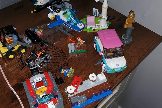 Sabina Zocchi sent in this image of her collection, including a police helicopter.
