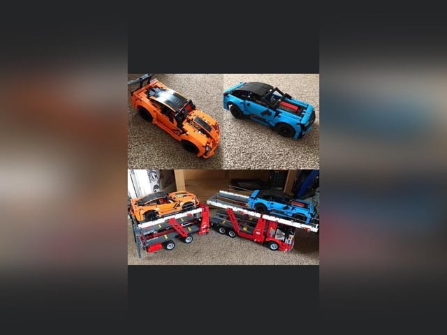 Judith Doveton sent in this picture of Lego cars.