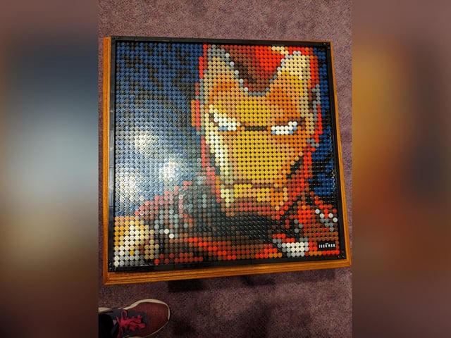 Joanne Appleby's Lego Iron Man.