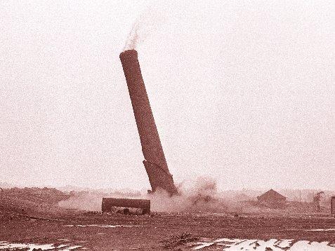 Walton Colliery's chimney was demolished in 1983.