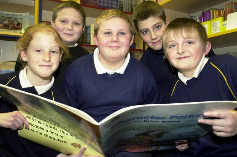 Pupils from Primrose Hill Primary took part in a Right To Read scheme. Pictured, left to right, are Dionne Wilks, Aaron Hendry, Christopher Lofthouse, Jason Bowen-Hill and Arron Turner.