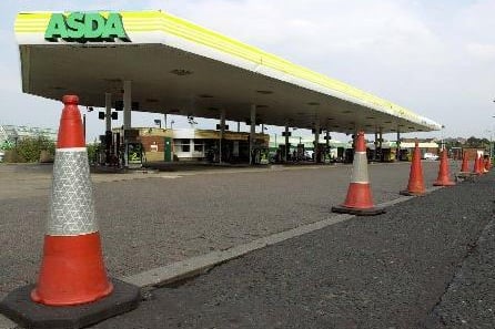 Fuel protests in September 2000 led to empty forecourts at petrol stations including Asda's Owlcotes Centre at Pudsey.
