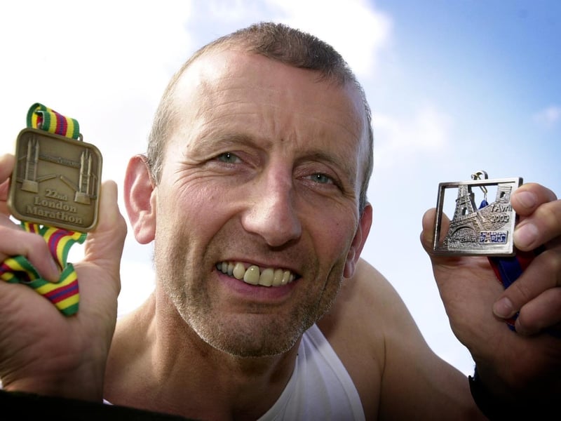 April 2002 and Rothwell runner Jim O'Neill was enjoying a well earned rest after completing both Paris and London Marathons back-to-back.