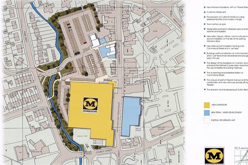 A plan for the redevelopment of Rothwell town centre.